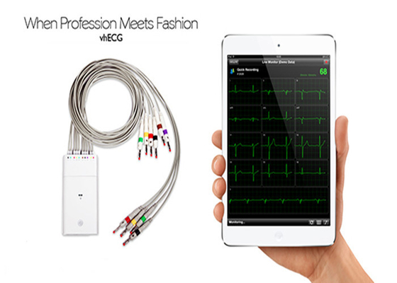 iPad ECG Machine 12 Lead Electrocardiography For Heart Rate Monitor