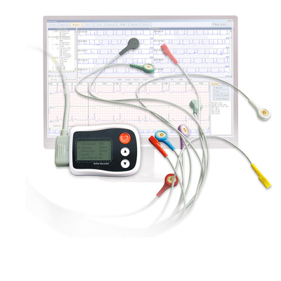 Medical LED Screen Hand Held ECG Machine , ECG Monitoring Device