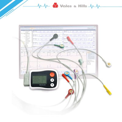 Van medische LEIDENE het Registreertoestel 3 Kanaalholter ECG met Analyseprocedure 75 * 55 * 16 mm