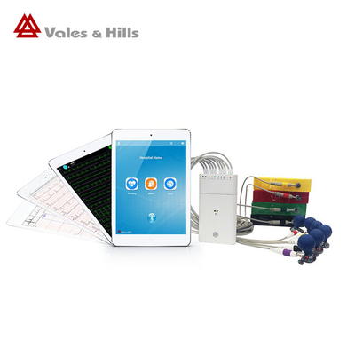 IOS Draadloze Verbindings Mobiele ECG Machine met Bluetooth 4,0 Technologie