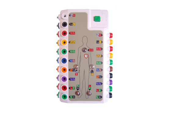 IOS Bluetooth Verbindingsecg Geduldige Simulator voor Atrial Fibrillatie Witte Monitor