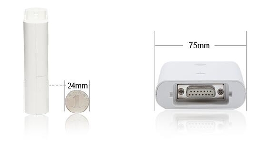 2 aa-Draadloze ECG Goedgekeurde de Machine0.4uv Resolutie van de Batterijenmacht met FDA