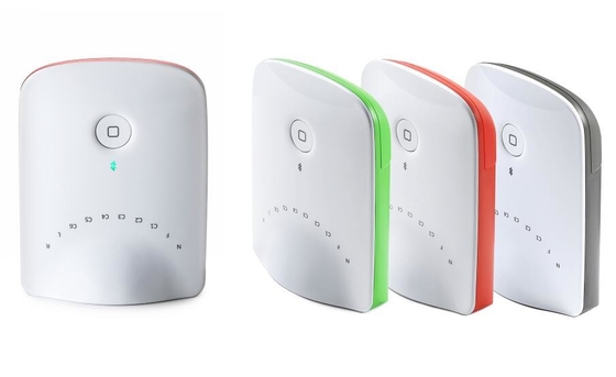 Draadloos Draagbaar die Ecg-Controleapparaat Bluetooth voor IOS aan Drie Kleuren Slim Vakje wordt verbonden