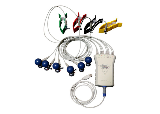 12 Machine van de Monitor Draagbare Eeg van lood de Handbediende Ecg met 0.4uV-Resolutie