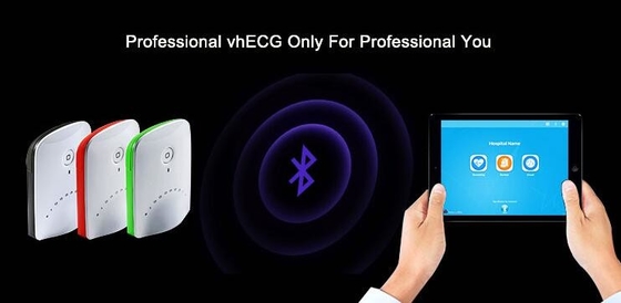 Draadloze ECG de Machine Kleurrijke Plastic Registreertoestellen van Bluetooth voor IOS