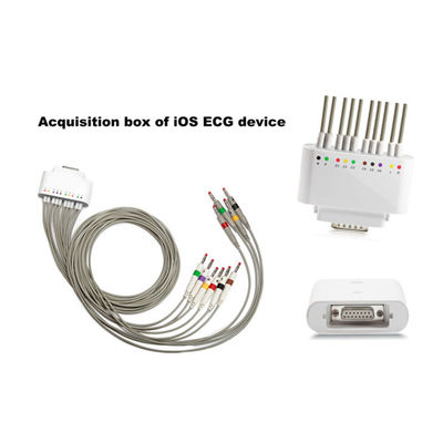 Slimme Simultenaous 12 iOS Bluetooth ECG van de lood Rustende Versterker Machine