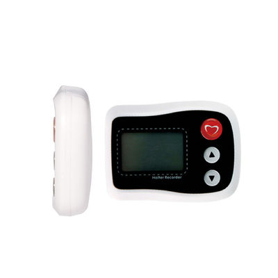 Het Registreertoestel van Mini White Ambulatory LCD met 12 kanaliseert en 3 Kanaal het Apparaat van Holter ECG