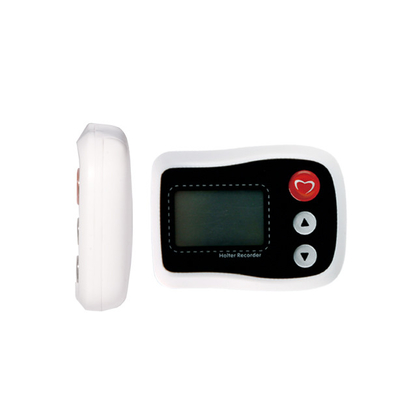 Het Registreertoestel van Mini White Ambulatory LCD met 12 kanaliseert en 3 Kanaal het Apparaat van Holter ECG